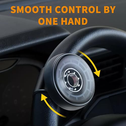 Rayfun No Tool Required Easy Set Up Silicone Steering Wheel Spinners for Automobiles - Image 3